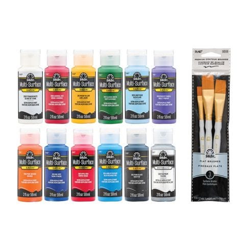 FolkArt ® Multi-Surface Varsity Hues Kit, 15pc – PROMOTEAMSET