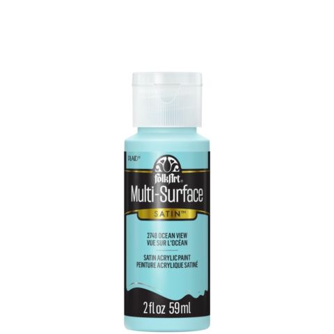 FolkArt ® Multi-Surface Satin Acrylic Paints - Ocean View, 2 oz. - 2748