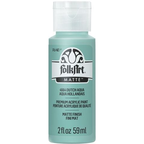 FolkArt ® Acrylic Colors - Dutch Aqua, 2 oz. - 4664