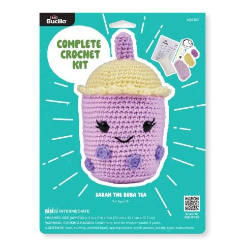 Sarah the Boba Tea - Amigurumi Crochet Kit - 49610E