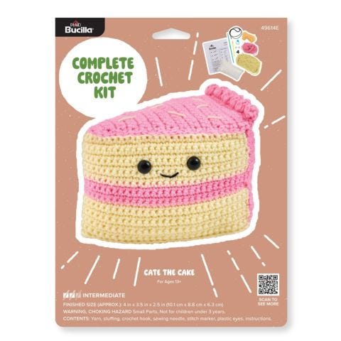 Cate the Cake - Amigurumi Crochet Kit - 49614E