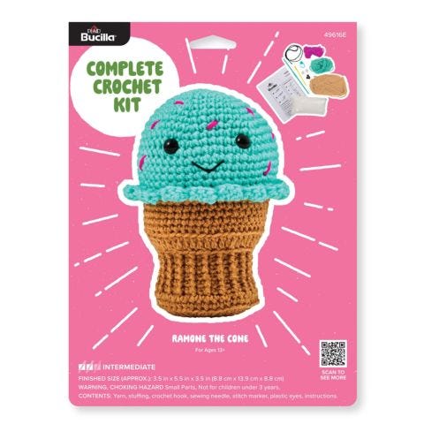 Ramone the Cone - Amigurumi Crochet Kit - 49616E