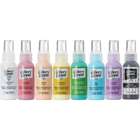 Gallery Glass ® Paint Set - Pastels, 8 pc - PROMOGGPLL22