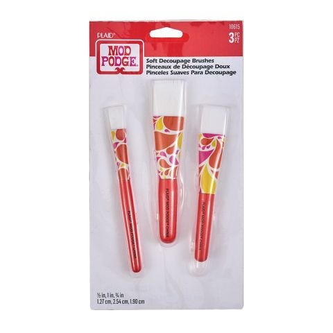 Mod Podge ® 3-piece Decoupage Brush Set - 10615