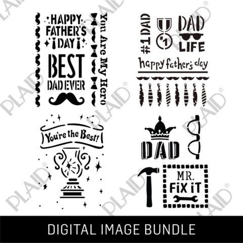 Father's Day Digital Stencil Bundle