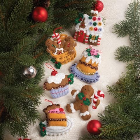 Santa's Sweet Shop - Bucilla Digital Ornament Patterns