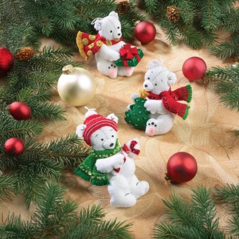 Polar Bear - Bucilla Digital Ornament Patterns