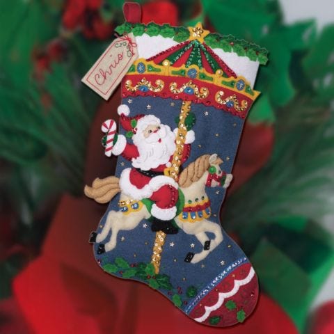 Carousel - Bucilla Digital Stocking Pattern