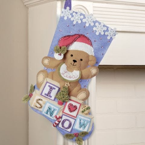 Baby Bear - Bucilla Digital Stocking Pattern