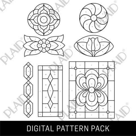 Decorative 1 - Gallery Glass Digital Pattern Pack