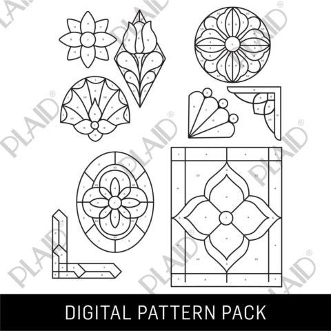 Decorative 2 - Gallery Glass Digital Pattern Pack