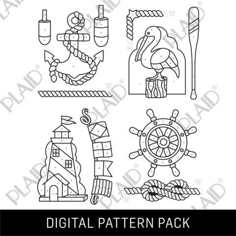 Nautical 1 - Gallery Glass Digital Pattern Pack