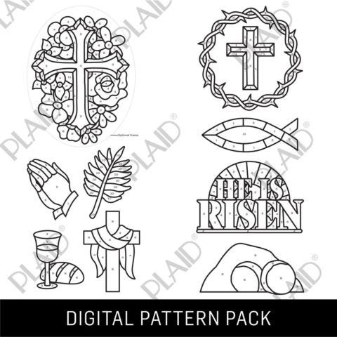 Easter Religious - Gallery Glass Digital Pattern Pack