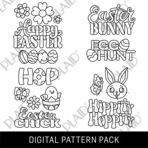 Easter Phrases - Gallery Glass Digital Pattern Pack