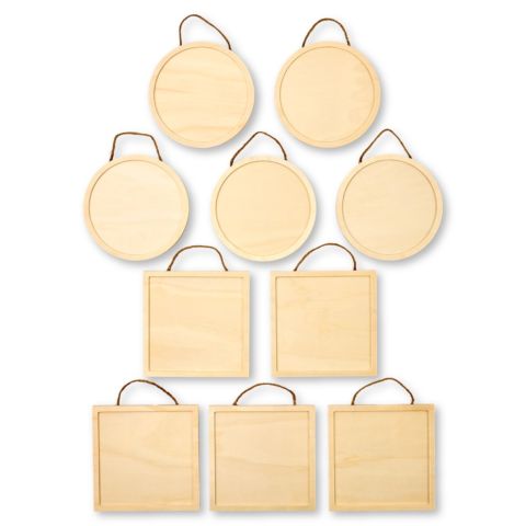 Martha Stewart™ 6" x 6" Plywood Plaques - 10 pc. - 68532